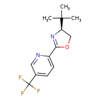 2-[(4S)-4-tert-butyl-4,5-dihydro-1,3-oxazol-2-yl]-5-(trifluoromethyl)pyridine