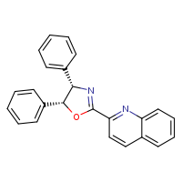 2-[(4S,5R)-4,5-diphenyl-4,5-dihydro-1,3-oxazol-2-yl]quinoline