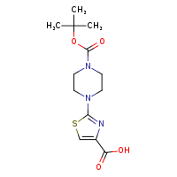2-[4-(tert-butoxycarbonyl)piperazin-1-yl]-1,3-thiazole-4-carboxylic acid