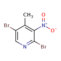 2,5-dibromo-4-methyl-3-nitropyridine