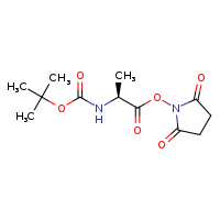 2,5-dioxopyrrolidin-1-yl (2S)-2-[(tert-butoxycarbonyl)amino]propanoate