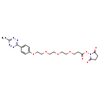 2,5-dioxopyrrolidin-1-yl 3-[2-(2-{2-[4-(6-methyl-1,2,4,5-tetrazin-3-yl)phenoxy]ethoxy}ethoxy)ethoxy]propanoate