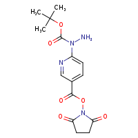2,5-dioxopyrrolidin-1-yl 6-[1-(tert-butoxycarbonyl)hydrazin-1-yl]pyridine-3-carboxylate