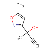 2-(5-methyl-1,2-oxazol-3-yl)but-3-yn-2-ol