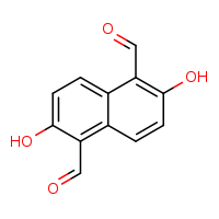2,6-dihydroxynaphthalene-1,5-dicarbaldehyde