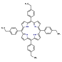 2,7,12,17-tetrakis(4-ethylphenyl)-21,22,23,24-tetraazapentacyclo[16.2.1.1³,?.1?,¹¹.1¹³,¹?]tetracosa-1,3,5,7,9,11(23),12,14,16,18(21),19-undecaene
