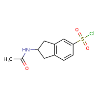 2-acetamido-2,3-dihydro-1H-indene-5-sulfonyl chloride