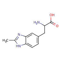 2-amino-3-(2-methyl-1H-1,3-benzodiazol-5-yl)propanoic acid