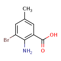 2-amino-3-bromo-5-methylbenzoic acid