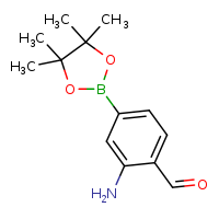 2-amino-4-(4,4,5,5-tetramethyl-1,3,2-dioxaborolan-2-yl)benzaldehyde
