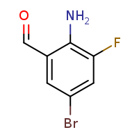 2-amino-5-bromo-3-fluorobenzaldehyde
