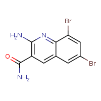2-amino-6,8-dibromoquinoline-3-carboxamide