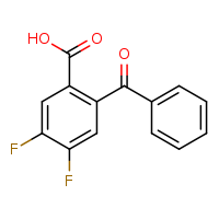 2-benzoyl-4,5-difluorobenzoic acid