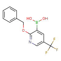 2-(benzyloxy)-5-(trifluoromethyl)pyridin-3-ylboronic acid