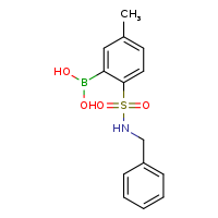 2-(benzylsulfamoyl)-5-methylphenylboronic acid
