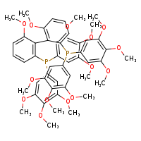 {2'-[bis(3,4,5-trimethoxyphenyl)phosphanyl]-6,6'-dimethoxy-[1,1'-biphenyl]-2-yl}bis(3,4,5-trimethoxyphenyl)phosphane