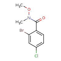 2-bromo-4-chloro-N-methoxy-N-methylbenzamide