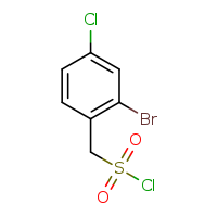 (2-bromo-4-chlorophenyl)methanesulfonyl chloride