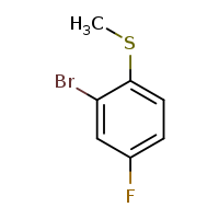 2-bromo-4-fluoro-1-(methylsulfanyl)benzene