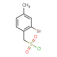 (2-bromo-4-methylphenyl)methanesulfonyl chloride