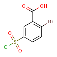 2-bromo-5-(chlorosulfonyl)benzoic acid