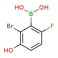 2-bromo-6-fluoro-3-hydroxyphenylboronic acid