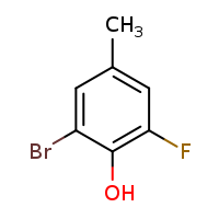 2-bromo-6-fluoro-4-methylphenol