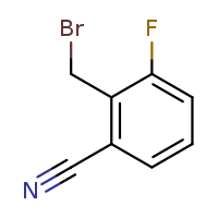 2-(bromomethyl)-3-fluorobenzonitrile