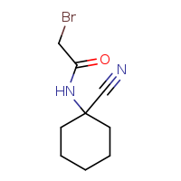 2-bromo-N-(1-cyanocyclohexyl)acetamide