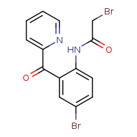 2-bromo-N-[4-bromo-2-(pyridine-2-carbonyl)phenyl]acetamide