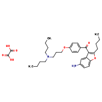 2-butyl-3-{4-[3-(dibutylamino)propoxy]benzoyl}-1-benzofuran-5-amine; oxalic acid