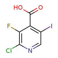 2-chloro-3-fluoro-5-iodopyridine-4-carboxylic acid