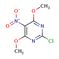 2-chloro-4,6-dimethoxy-5-nitropyrimidine