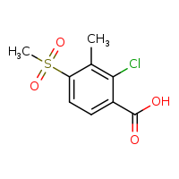 2-chloro-4-methanesulfonyl-3-methylbenzoic acid