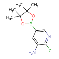 2-chloro-5-(4,4,5,5-tetramethyl-1,3,2-dioxaborolan-2-yl)pyridin-3-amine