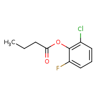 2-chloro-6-fluorophenyl butanoate