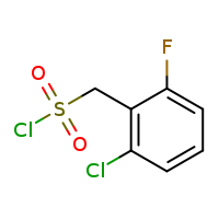(2-chloro-6-fluorophenyl)methanesulfonyl chloride