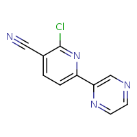 2-chloro-6-(pyrazin-2-yl)pyridine-3-carbonitrile