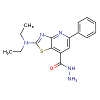 2-(diethylamino)-5-phenyl-[1,3]thiazolo[4,5-b]pyridine-7-carbohydrazide