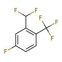 2-(difluoromethyl)-4-fluoro-1-(trifluoromethyl)benzene