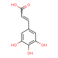 (2E)-3-(3,4,5-trihydroxyphenyl)prop-2-enoic acid