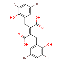 (2E)-bis[(3,5-dibromo-2-hydroxyphenyl)methyl]but-2-enedioic acid