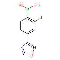 2-fluoro-4-(1,2,4-oxadiazol-3-yl)phenylboronic acid