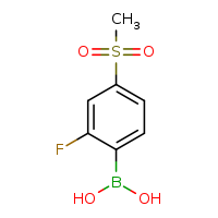 2-fluoro-4-methanesulfonylphenylboronic acid