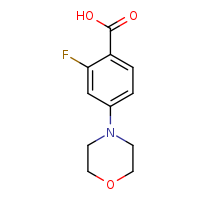 2-fluoro-4-(morpholin-4-yl)benzoic acid