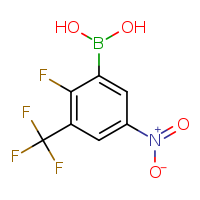 2-fluoro-5-nitro-3-(trifluoromethyl)phenylboronic acid