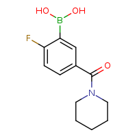 2-fluoro-5-(piperidine-1-carbonyl)phenylboronic acid