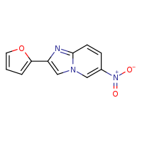 2-(furan-2-yl)-6-nitroimidazo[1,2-a]pyridine