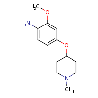 2-methoxy-4-[(1-methylpiperidin-4-yl)oxy]aniline