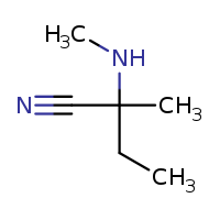 2-methyl-2-(methylamino)butanenitrile